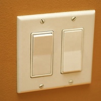 Interrupteur mural électrique domestique moderne à un seul bouton, à intensité variable, pour LED, Barep USA UL LIsted, norme américaine