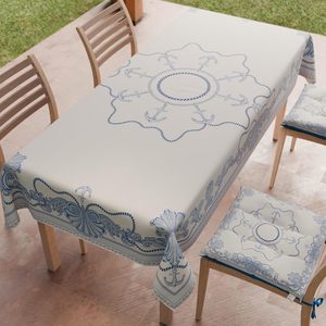 Modern Simple Printed Waterproof PVC <b>Tablecloth</b> Gold Silver Floral Design Oil-Resistant Anti-Wrinkle Nonwoven Home Restaurant - Product Image 4