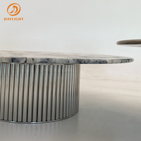 Table basse de luxe pour salon, mobilier design moderne, tables basses en verre, table basse en métal pour thé et café