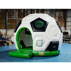 <span class=keywords><strong>Castillo</strong></span> Inflable Gigante con Forma de Balón de Fútbol, Casa de Brinco con Temática Deportiva de Grado Comercial <span class=keywords><strong>para</strong></span> Eventos al Aire Libre - Product Image 2