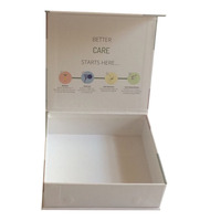 Boîte personnalisée velours noir mousse personnalisée emballage magnétique cadeau papier d'emballage boîte magnétique insertion avec mousse