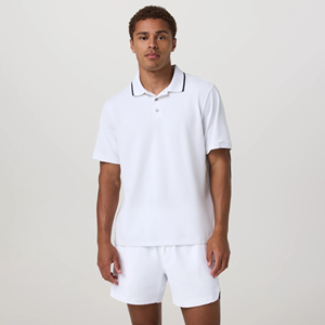 Polo da Uomo Personalizzate in Poliestere Riciclato ed Elastan, Manica Corta, Traspiranti, Elasticizzate in 4 Direzioni, con Tecnologia di Assorbimento dell'Umidità - Product Image 2