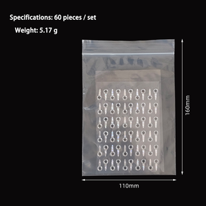 6mm Holographische Fischaugen mit Laschen, 60 Stück, Wasserdicht, UV-Beständig, Bionische Augen für Fliegenbinden, Streamer, Köderfische, DIY-Köderherstellung - Product Image 6