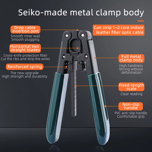 FTTH sợi quang vũ nữ Thoát y Hướng dẫn sử dụng dây tước plier cho cáp thả phẳng cho các bộ phận Viễn Thông - Product Image 3