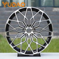 Jantes en alliage forgé haute performance YUDAO pour la course, 18-20 pouces, aluminium 6061-T6, finition argent, usinage CNC diamanté, garantie 3 ans