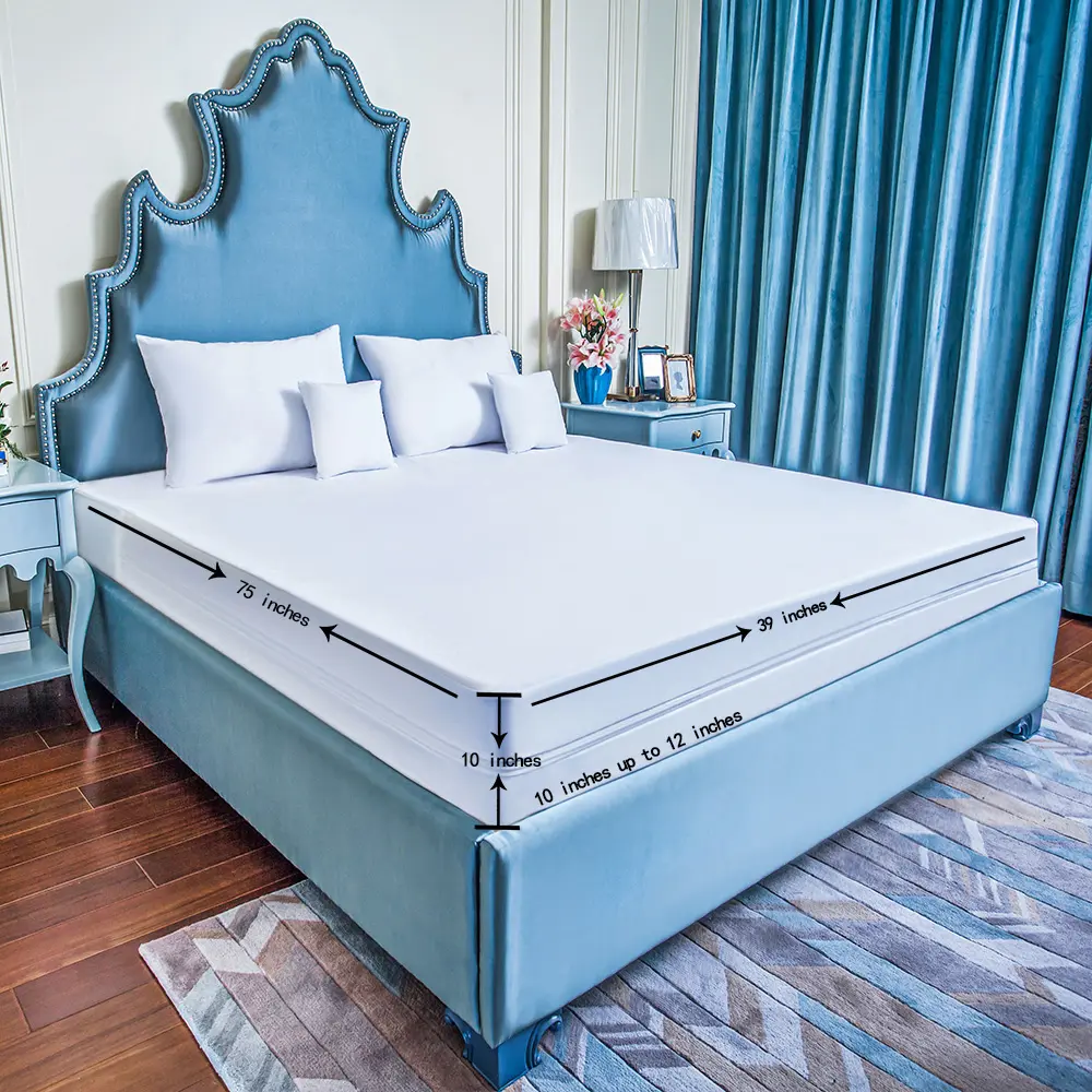 Водонепроницаемая кровать с защитой от клещей, Универсальный матрас для отеля, шестисторонняя защита