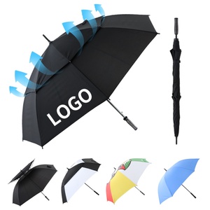 68 Inch Extra Large Windproof Semi-<b>Automatic</b> Straight Golf <b>Umbrella</b> for Outdoor Travel Beach Business Gifts Rain Protection - Product Image 2