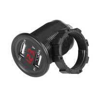 Chargeur de voiture professionnel 4.2A à charge rapide 12-24V, étanche, double port USB, charge rapide, chargeur de téléphone automatique