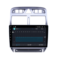 Autoradio Tactile 2 DIN 9 Pouces Android 10 Quad Core pour Peugeot 307 2007-2013