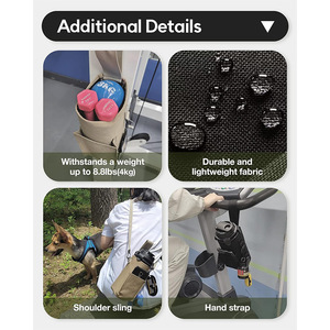 Sac de sport magnétique imperméable avec porte-bouteille magnétique et poche, accessoires de gym - Product Image 4