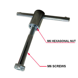 Tùy Chỉnh 10Mm 12Mm 15Mm Lục Giác T Xử Lý Ổ Cắm Hex Cờ Lê Ổ Cắm Cờ Lê Đặt Lục Giác Với Xử Lý - Product Image 5