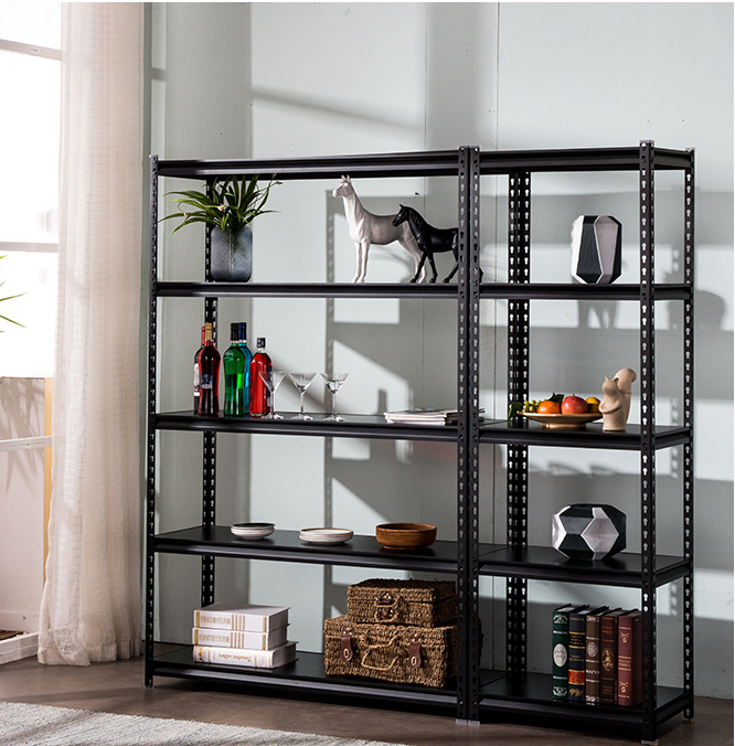 Оптовая продажа промышленная угловая Стальная Полка 5 круглый Ланч-бокс установить ограничители для хранения, стеллажи для Регулируемый многослойный стальной стеллаж для хранения