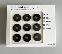 9 PACKS de lampes LED filaires en forme de rondelle, mini lampes encastrées pour armoire, luminaire spot