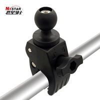 Support d'écran plat universel de 1 pouce, approprié à l'installation et à la fixation rondes de tube de 17-38mm
