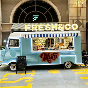 Camion de rue mobile, camionnette mobile, camion de restauration rétro unique et unique en son genre, entièrement équipé pour boulangerie - Product Image 1