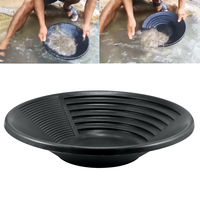 Petits outils de mineurs d'or chauds casserole d'or en plastique/casserole de lavage d'or/casserole d'or ensemble pour le lavage manuel d'or de sable de rivière pour les chercheurs d'or