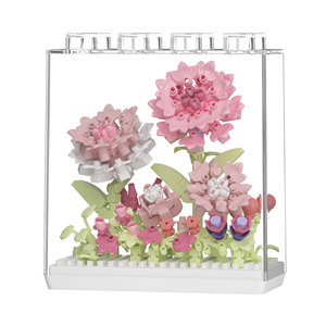 Mini Plastic Model Toy Building <strong>Blocks</strong> Eternal Flower Bouquet Assembly Decoration Ornament - Product Image 5