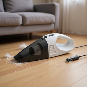 Aspirateur à main 120W sans sac, filtre lavable, collecteur de poussière 0,3L, outil de nettoyage pour usage domestique - Product Image 2