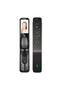Cerradura inteligente de reconocimiento facial 3D de alta calidad personalizada <span class=keywords><strong>2022</strong></span>, Monitor IPS de 4,5 pulgadas, puerta de intercomunicación <span class=keywords><strong>Visual</strong></span> con llave de huella dactilar - Product Image 4
