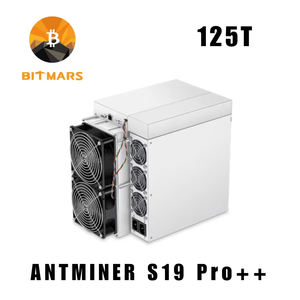 Bitmain Antminer S19 Pro ++ 125TH 3250W mesin pendingin udara pertambangan SHA-256 penambang Bitcoin termasuk suplai daya PSU - Product Image 2