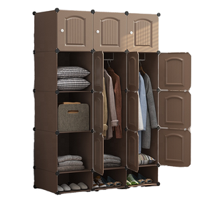 מפעל שקע 3d לבן צבע רב-דלת פלסטיק ארון אחסון נעליים מתלה קל להרכיב - Product Image 5