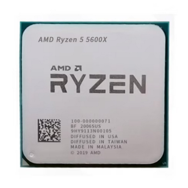 AMD R5 5600X New Ryzen 5 5600X 3.7 GHz 6-Core 12-Thread CPU 7NM 65W L3=32M 100-000000065 Socket AM4