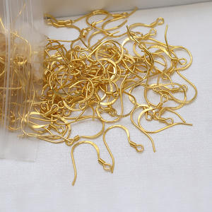 Crochets d'oreille en argent S925 faits à la main, 5 paires, accessoires polyvalents à faire soi-même, boucles d'oreilles individuelles pour femme avec perles de 6 mm - Product Image 2