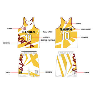 Баскетбольная майка с логотипом на заказ детская тренировочная форма полный комплект Молодежная Баскетбольная одежда сублимационная индивидуальная Баскетбольная Майка набор - Product Image 4