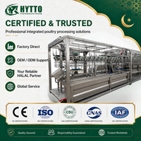 Usine d'abattage mobile clé en main halal, ligne d'abattage de poulets 1000BPH, équipement d'abattage, système de conteneurs