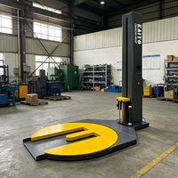 Intelligente E-Typ-Drehplattform-Wickelmaschine Automatischer Stretchfolien-Palettenwickler Touchscreen PLC-Steuerung Logistik-Verpackungswerkzeug