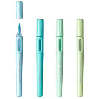 Surligneurs 4 couleurs Pop-up pour étudiants, stylos fluorescents pour graffiti, ensemble de surligneurs de papeterie colorés