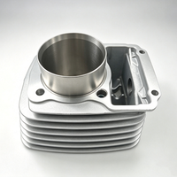 Nouveau bloc-cylindres en aluminium refroidi par air CG150, couleur argent, remplacement pour moto et tricycle Zongshen Lifan Loncin 150cc