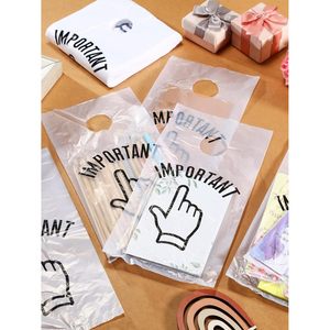 Clear Plastic <b>Door</b> Hanger Bags 6 X 12 Inch With Cut Out Hole For Doorknob Newspaper Holder Waterproof Opp Bag Rectangular Shape - Product Image 6