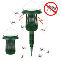 Panneau solaire éclairage de jardin LED lutte contre les insectes lampe anti-moustiques