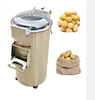 Automatische roestvrijstalen machines voor de verwerking van fruit en groenten, hoge productiviteit, 220V aardappel- en zoete aardappel schilmachine