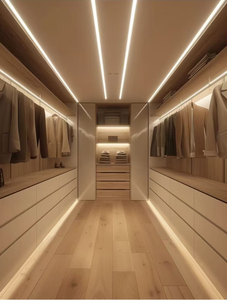 Dressing moderne, dressing sur mesure, conception de dressing, armoire minimaliste moderne, application hôtelière - Product Image 3