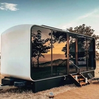 Maisons mobiles AppleCabin, structure en acier portable, mini-maison