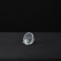 Gobelet à sauce jetable rond en plastique PP à paroi simple, sans BPA, à bas prix, échantillon gratuit, 1 oz, transparent