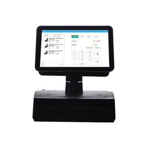 Terminal de point de vente Android à double écran tactile de 15,6 pouces - Système de caisse tout-en-un pour la vente au détail et la gestion des magasins - Product Image 2