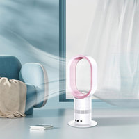 Ventilateur de refroidissement portable de bureau sans pales en plastique à faible coût, moteur DC, mécanique, faible bruit, 30W, certifié CE