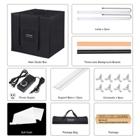 Bonne affaire, prix d'usine, boîte photo PULUZ 80*80cm, kit de tente de photographie portable, tente de prise de vue pliable, boîte à lumière professionnelle