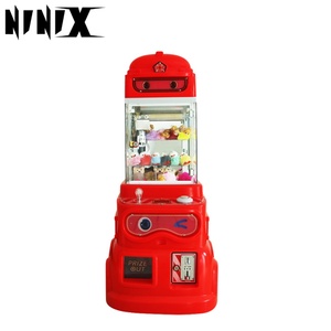 Factory Wholesale Coin Operated Arcade Game <b>Mini</b> Fire Truck Claw Machine with Plush Toy for Kids - Product Image 5