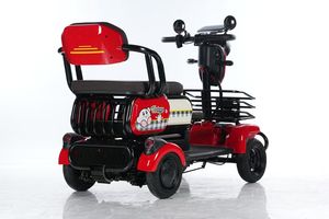 Tricycles électriques à haute puissance 48V 600W 20AH <span class=keywords><strong>2</strong></span> places à quatre roues pour adultes, tricycles électriques pour passagers et marchandises - Product Image 3