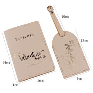 Cartera <span class=keywords><strong>de</strong></span> viaje <span class=keywords><strong>de</strong></span> PU romántica, juego <span class=keywords><strong>de</strong></span> etiquetas <span class=keywords><strong>de</strong></span> equipaje para viaje, regalos <span class=keywords><strong>de</strong></span> boda, aventura comienza, pasaportes <span class=keywords><strong>de</strong></span> cuero impresos, juegos <span class=keywords><strong>de</strong></span> etiquetas para bolsos - Product Image 5