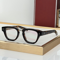 Montura de Gafas Retro Cuadradas Gruesas de Diseño, Montura Óptica de Moda para Hombre, Gafas Graduadas para Uso Diario, Estilo Urbano y de Negocios