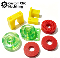 Pièces personnalisées en polyuréthane (PU) usinées avec précision par CNC, bloc en U, rouleau de convoyeur, roue tampon, patin anti-usure pour équipement industriel