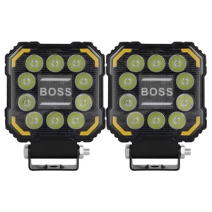 Nouveau phare de travail pour moto de 5 pouces avec LED blanc ambre, conçu par New Boss, pour voitures et camions - Product Image 1