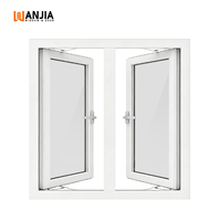 Ventanas de PVC con Aislamiento Térmico y Relleno de Argón, con Vidrio Low-E, Eficiencia Energética Certificada por NFRC, para Villas y Hoteles