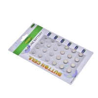Batería de Botón Alcalina LED PCB Ag3 Lr44 Lr42 de 1.5v, 0 Hg Ag131.5v, L521f