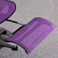 Chaise de bureau ergonomique en maille avec appui-tête et repose-pieds réglables, dossier haut, pivotante, pour la maison et le bureau